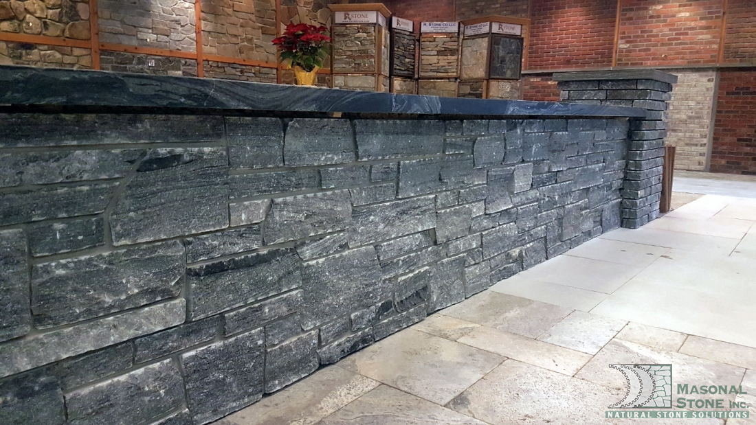 Masonal natural stone veneer